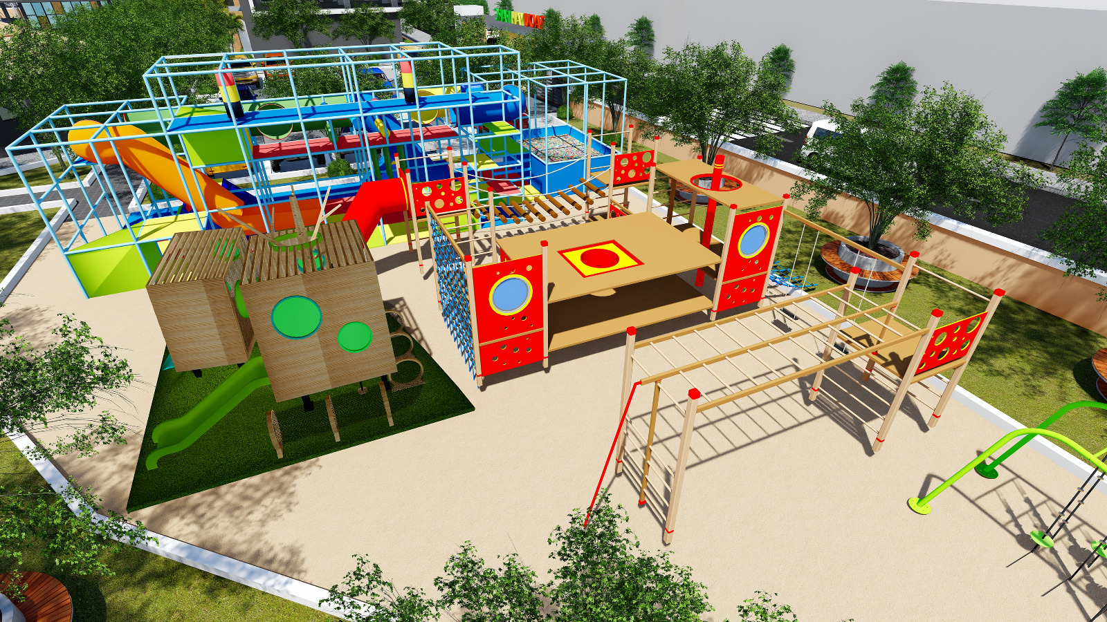Aire de jeux pour enfants du Parc du Petit Lac